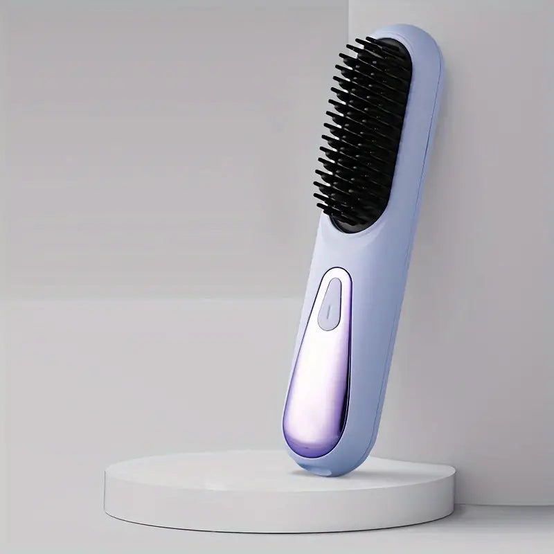 Rechargeable Hair Straightener Brush