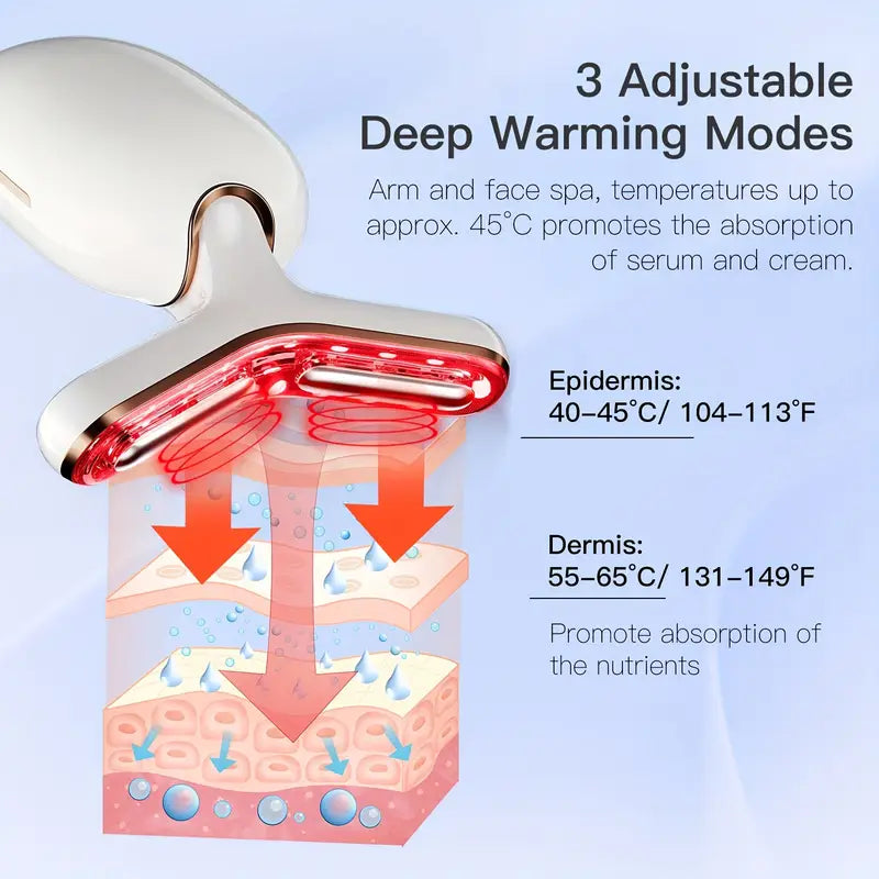 Portable 4-in-1 Facial And Neck Massager